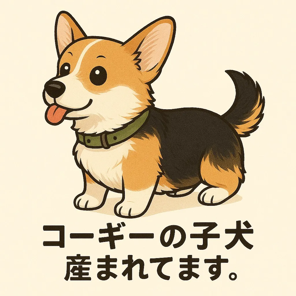 【2025年5月10日】コーギーの赤ちゃんが誕生しました!